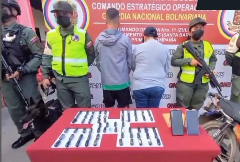 Detenida en el municipio Colón pareja con 67 dediles de cocaína