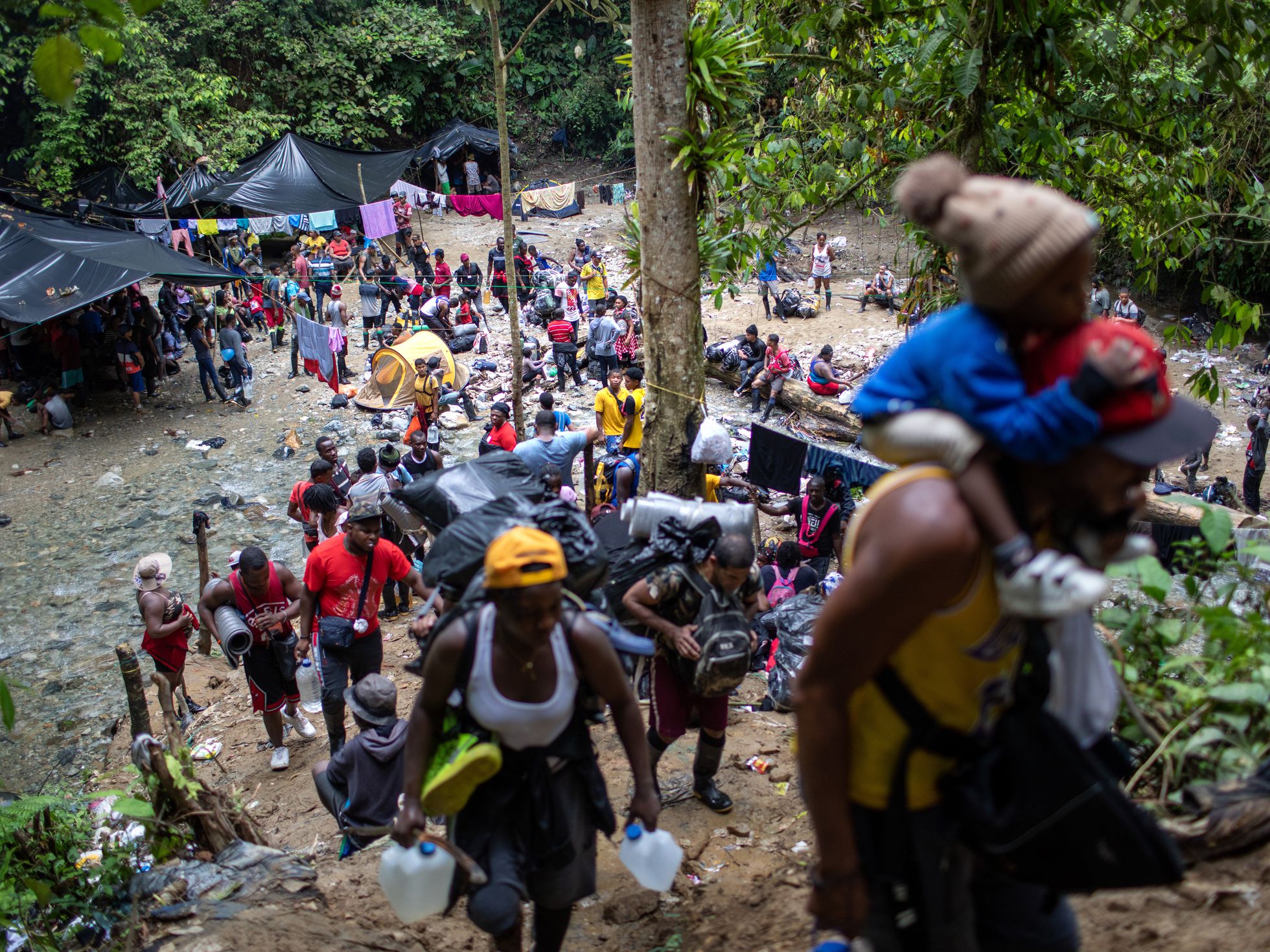 Cae flujo migratorio por el Darién