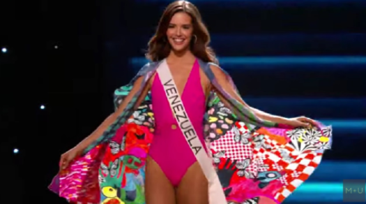 Amanda Dudamel deslumbró en la preliminar del Miss Universo