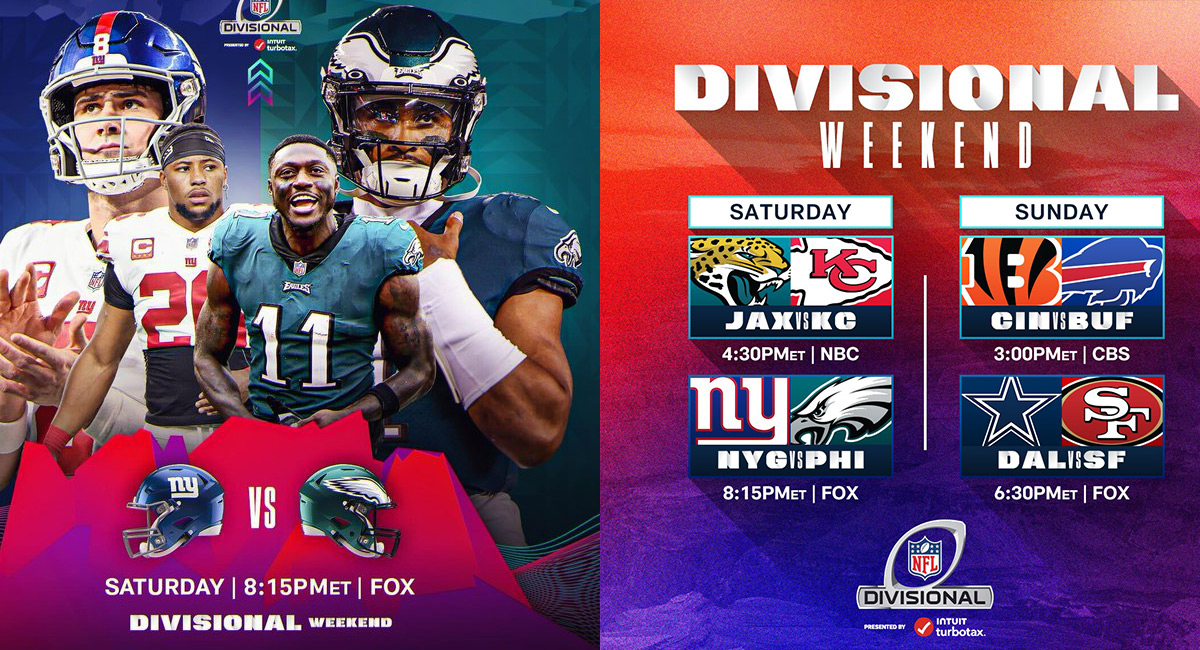 Chiefs-Jaguars y Eagles-Giants abren la ronda de divisiones de la NFL