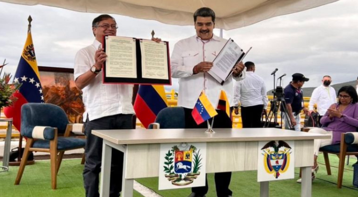 Presidentes Maduro y Petro firman acuerdo de Alcance Parcial de Naturaleza Comercial 