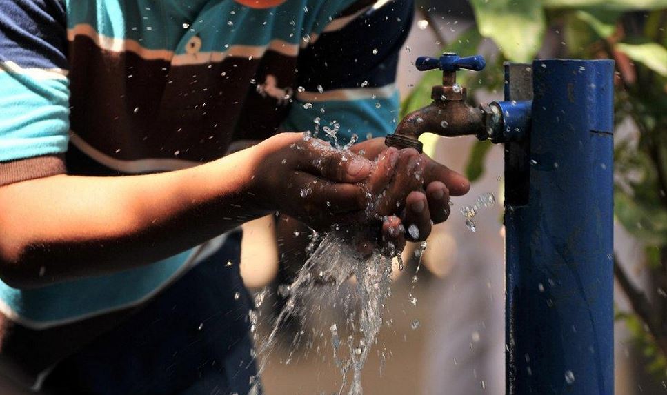 Llegó el agua: 