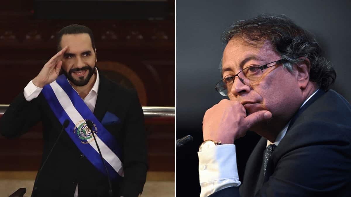 Los dimes y diretes entre Bukele y Gustavo Petro en Twitter: No es su hijo el que hace pactos bajo la mesa por dinero