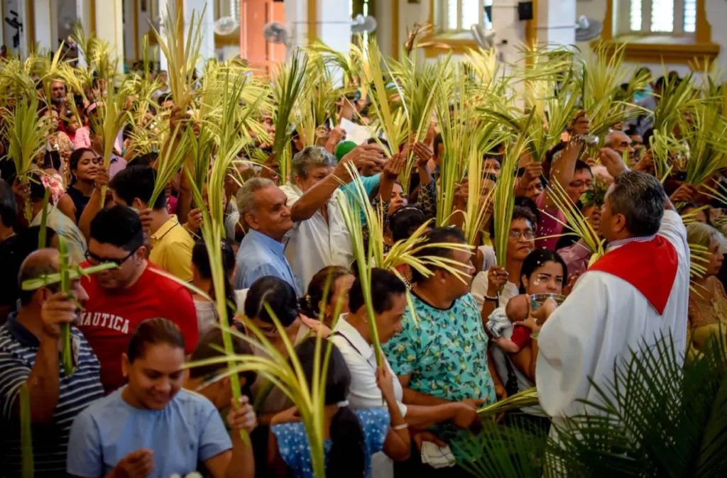 Iglesias católicas tienen todo listo, para dar inicio a la Semana Santa con el Domingo de Ramos