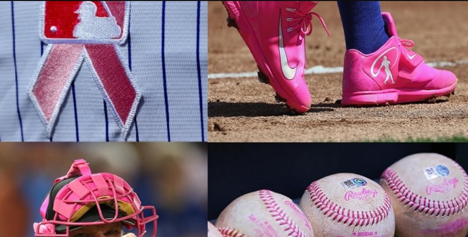 La MLB se vistió de rosa para homenajear a las madres con cáncer de mama