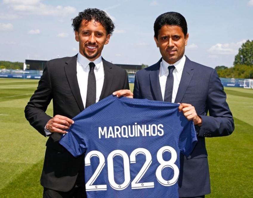 Marquinhos seguirá en el PSG hasta 2028