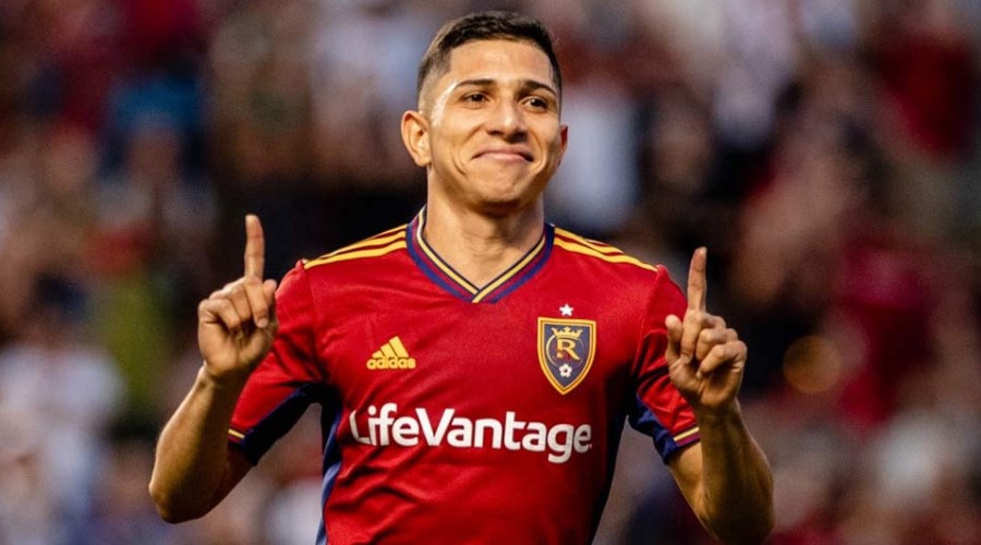 El zuliano Jefferson Savarino marca un golazo en la victoria del Real Salt Lake