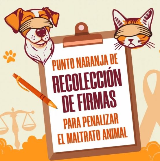 Recolectan firmas para apoyar penalización del maltrato animal: Activan Puntos Naranja en Maracaibo, San Francisco y la COL