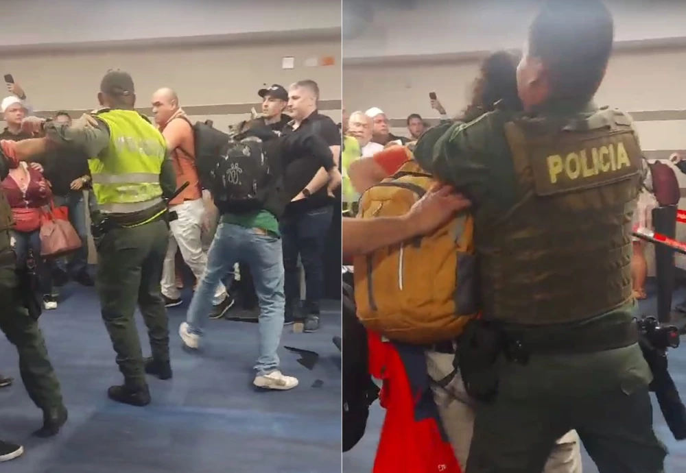 Se armó la tangana en el aeropuerto: 182 pasajeros molestos porque no pudieron abordar Avianca desde la noche anterior (video)