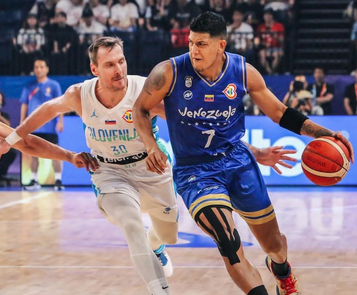 La Vinotinto cayó ante Eslovenia en su debut en el Mundial de Baloncesto 2023 