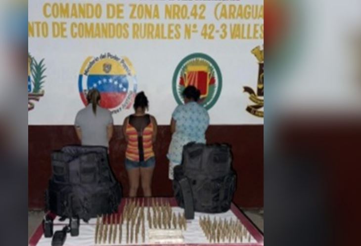 Recapturan a tres evadidas de Tocorón  miembros del Tren de Aragua y con material de guerra