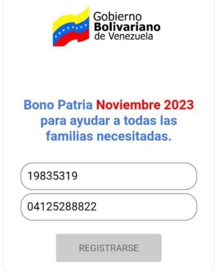 Nueva modalidad de estafa con un supuesto bono Patria: Alerta, no envíe sus datos a nadie