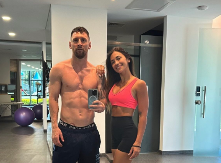 Lionel Messi y Antonela Roccuzzo entrenaron juntos en sus vacaciones y estallan las redes