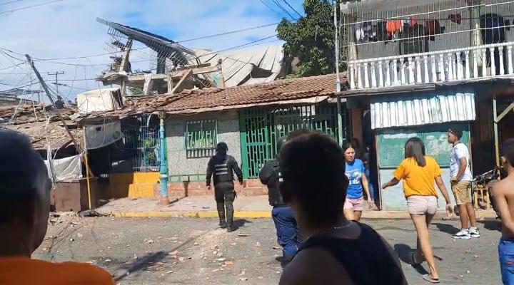 Fuerte explosión por fuga de gas en Puerto la Cruz