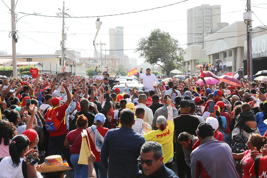 Maduro llegó al Zulia