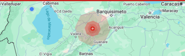 Registran temblor de 4.7 en Lara: se sintió en Maracaibo