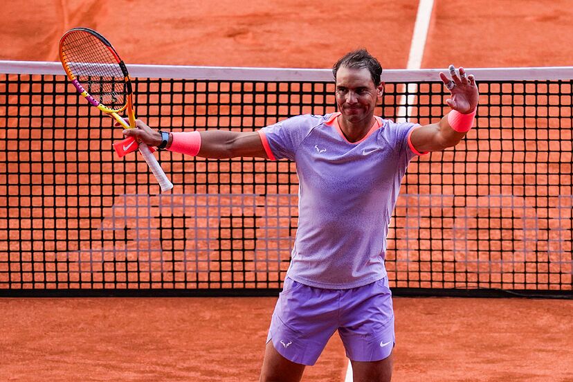 Rafa Nadal remontó un difícil partido y está en la segunda ronda de Roma