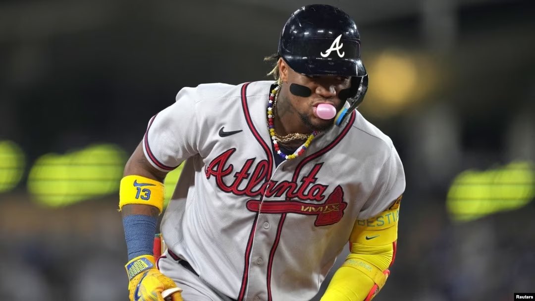 Ronald Acuña Jr. conectó su tercer cuadrangular de la temporada