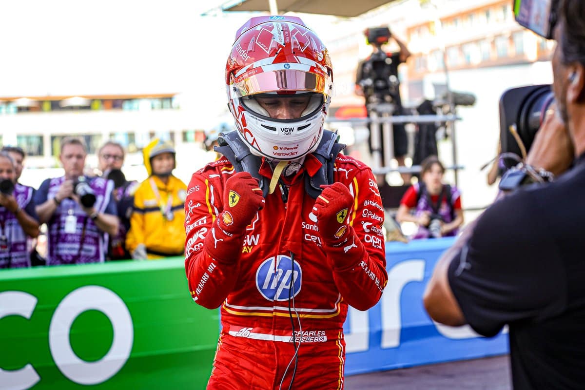 Charles Leclerc logró la Pole Position en el Gran Premio de Mónaco