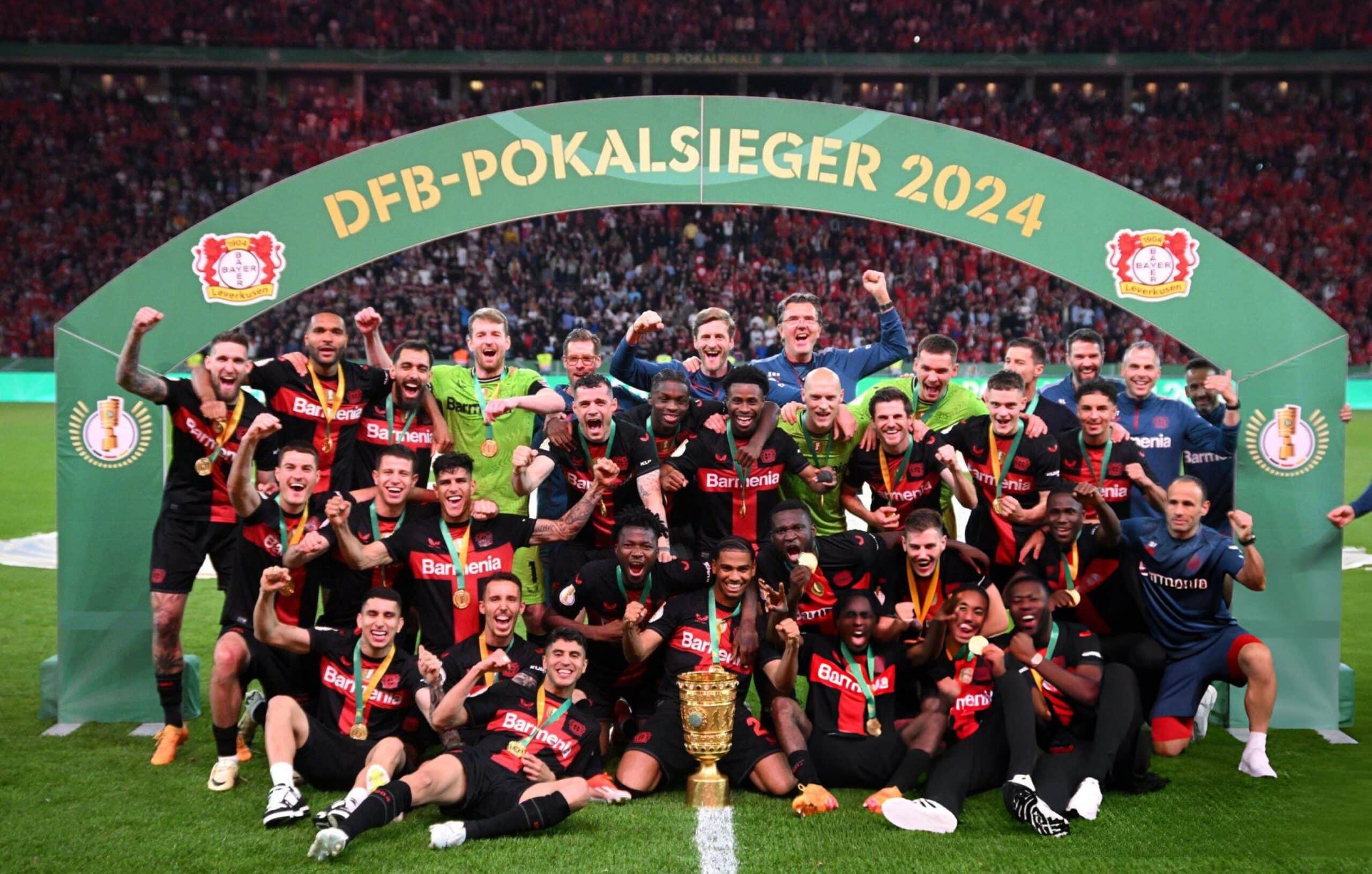 Bayer Leverkusen logró el doblete tras ganar la Copa Alemana