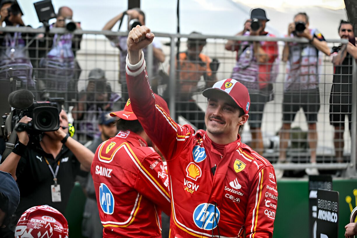 Charles Leclerc logró la victoria en el Gran Premio de Mónaco