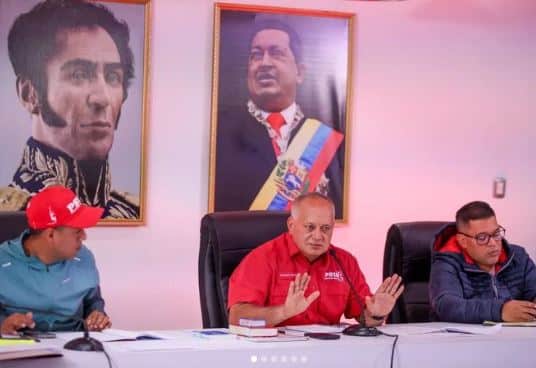 Diosdado Cabello en videoconferencia con el PSUV: Lo que está en juego es la presidencia de la República