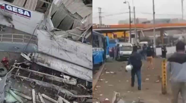 Una bombona de gas de 46 kilos habría provocado la explosión en una estación de servicio en Perú (+Video)