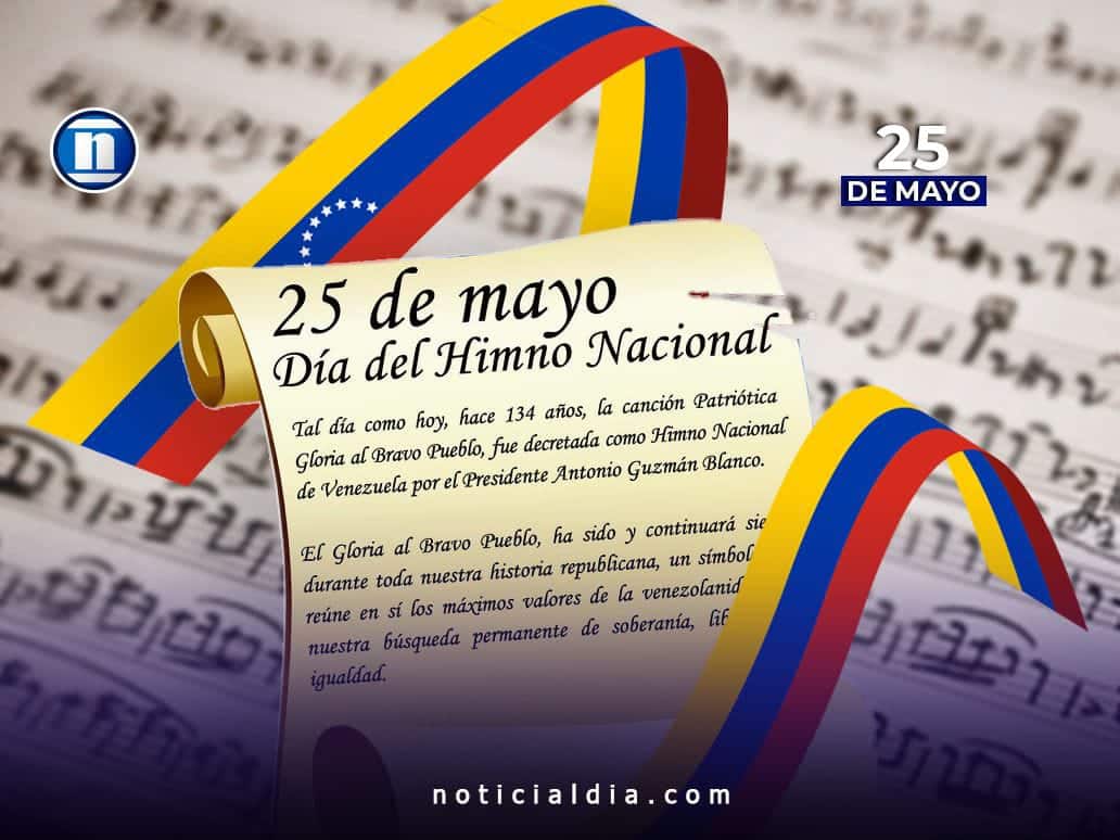 Antonio Guzmán Blanco en 1881 oficializó por decreto la canción Gloria al bravo pueblo como himno nacional