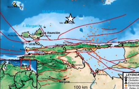 Tembló en la isla Los Testigos y Mérida