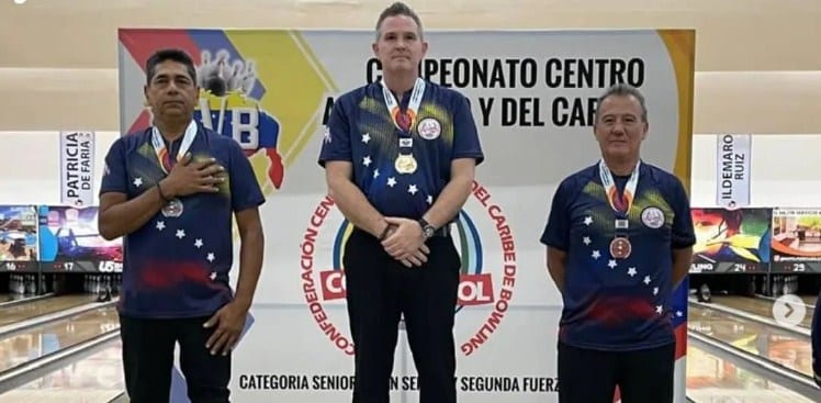 El zuliano Javier Pardi se coronó en los Centroamericanos y del Caribe Senior de Bowling