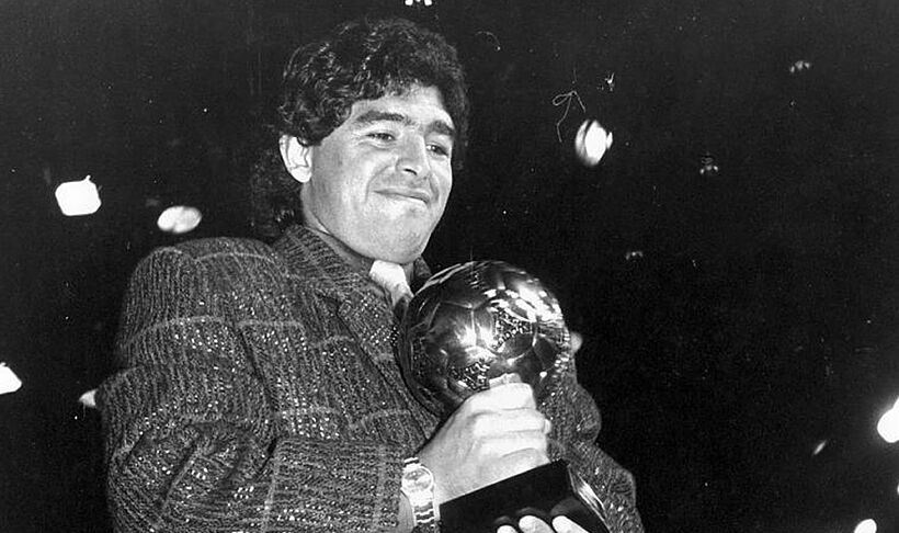 Balón de Oro que perdió Maradona será subastado