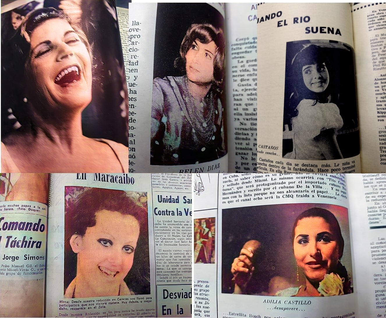 Recordamos a: María Teresa Chacín, Mirna Ríos, Cecilia Martínez, Adilia Castillo, Raquelita Castaños y Belén Días