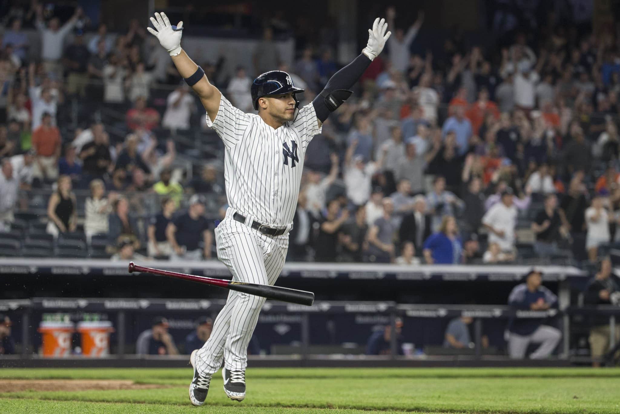 Gleyber Torres conectó su quinto tablazo de la temporada