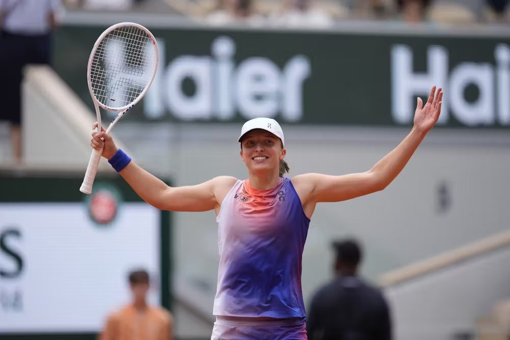 Iga Swiatek clasificó a la final de Roland Garros