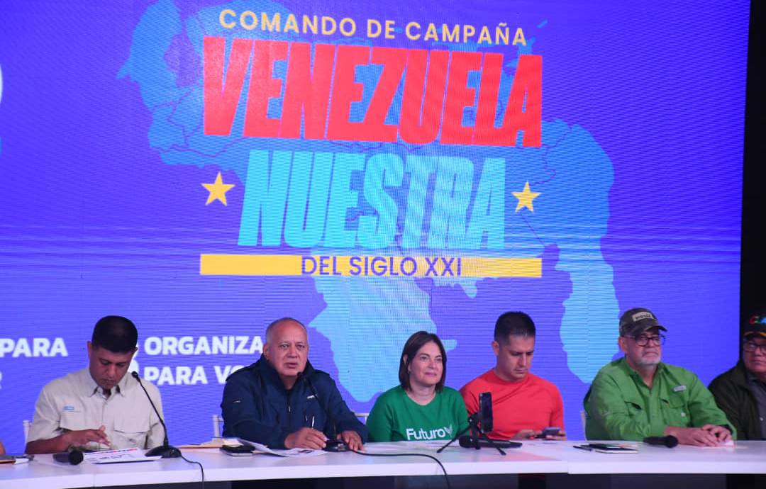 Diosdado Cabello oficializó el lanzamiento del registro 1x10x7 para las presidenciales