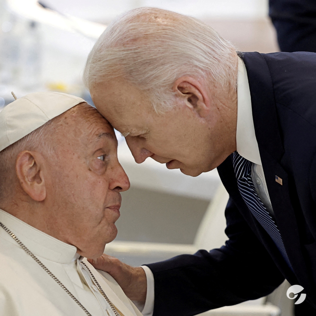 Así de cercano fue el encuentro de Biden con el papa Francisco