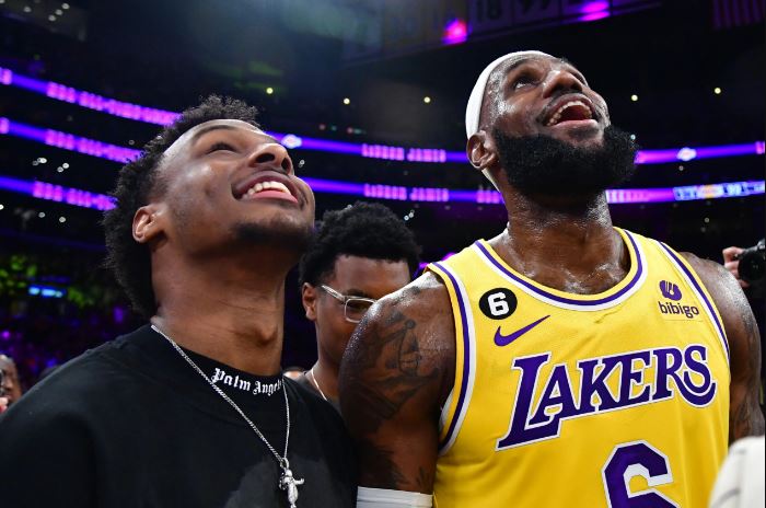 Bronny James cumplirá el sueño de LeBron en los Lakers de Los Ángeles