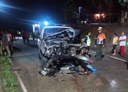 Brutal choque dejó dos personas muertas en Mérida