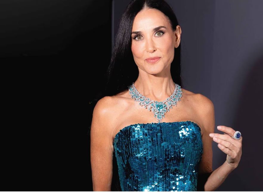 Así luce Demi Moore a sus 62 años