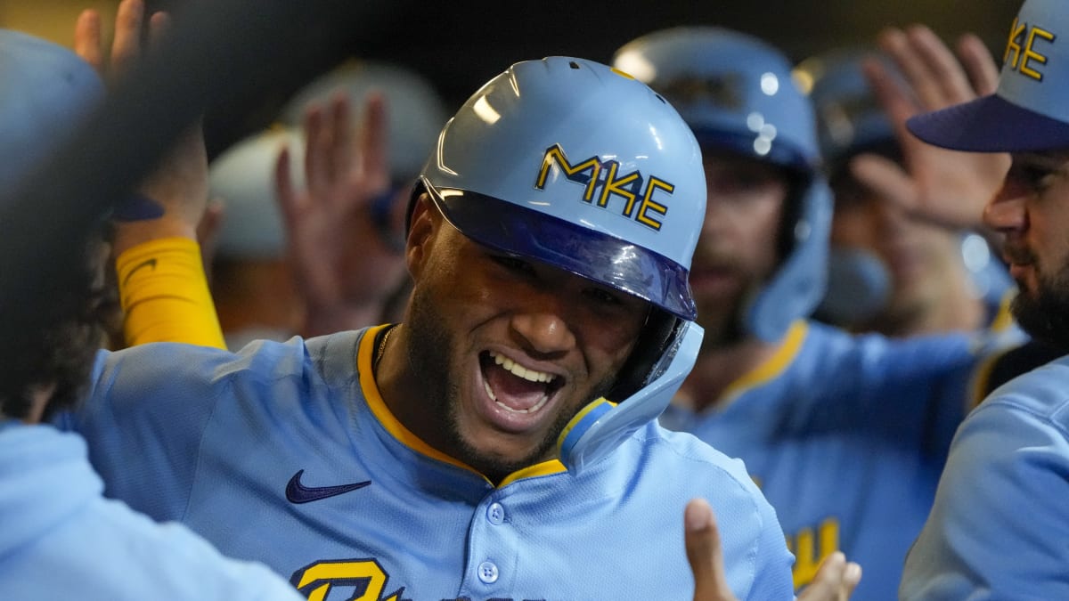 ¡Sorprendiendo! Jackson Chourio pegó su primer Grand Slam en las mayores y fue el héroe en triunfo de Cerveceros