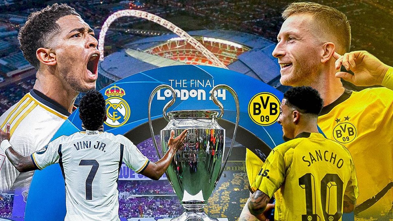 Real Madrid y Borussia Dortmund protagonizan este sábado la final de la UEFA Champions League