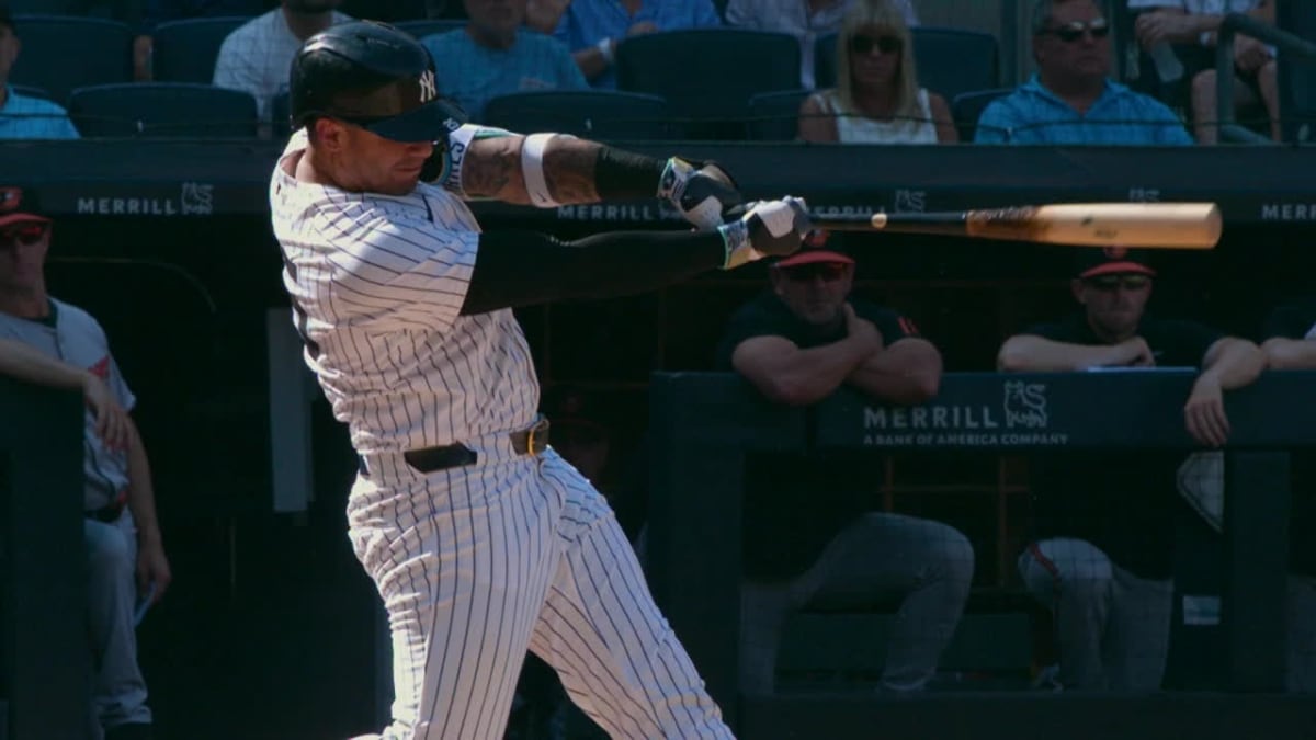 Gleyber Torres se voló la barda ante Orioles