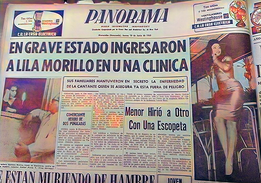 Cuando hospitalizaron a Lila Morillo muy grave, pero, nunca se supo qué le pasó