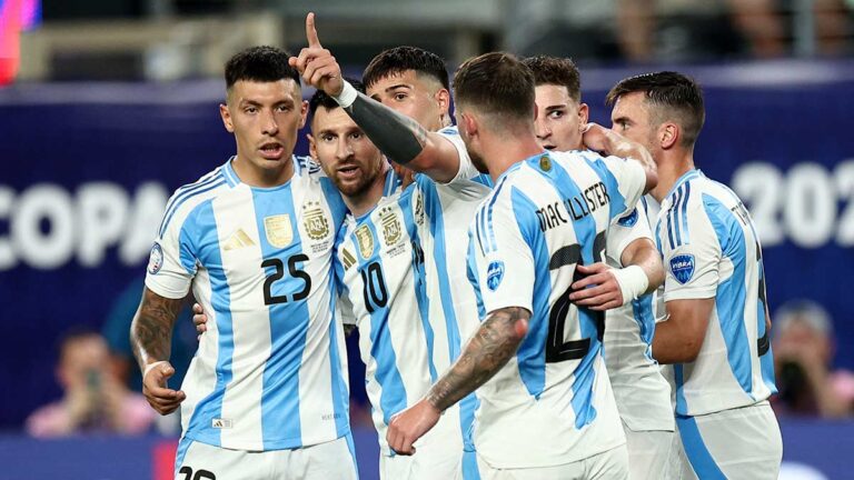 Argentina venció a Canadá y vuelve a estar en la final de la Copa América