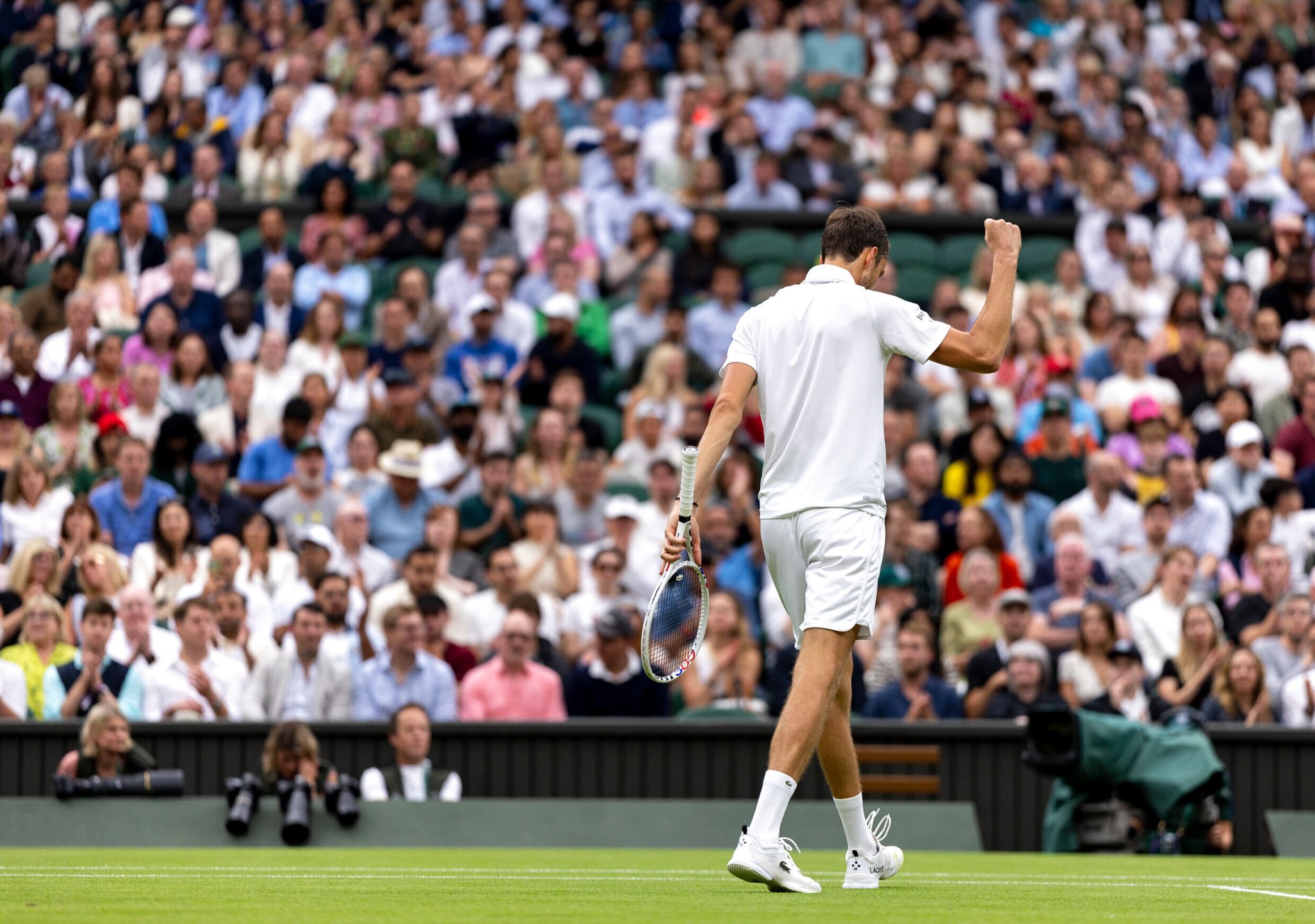 Daniil Medvedev dio el golpe ante Jannik Sinner y es semifinalista de Wimbledon