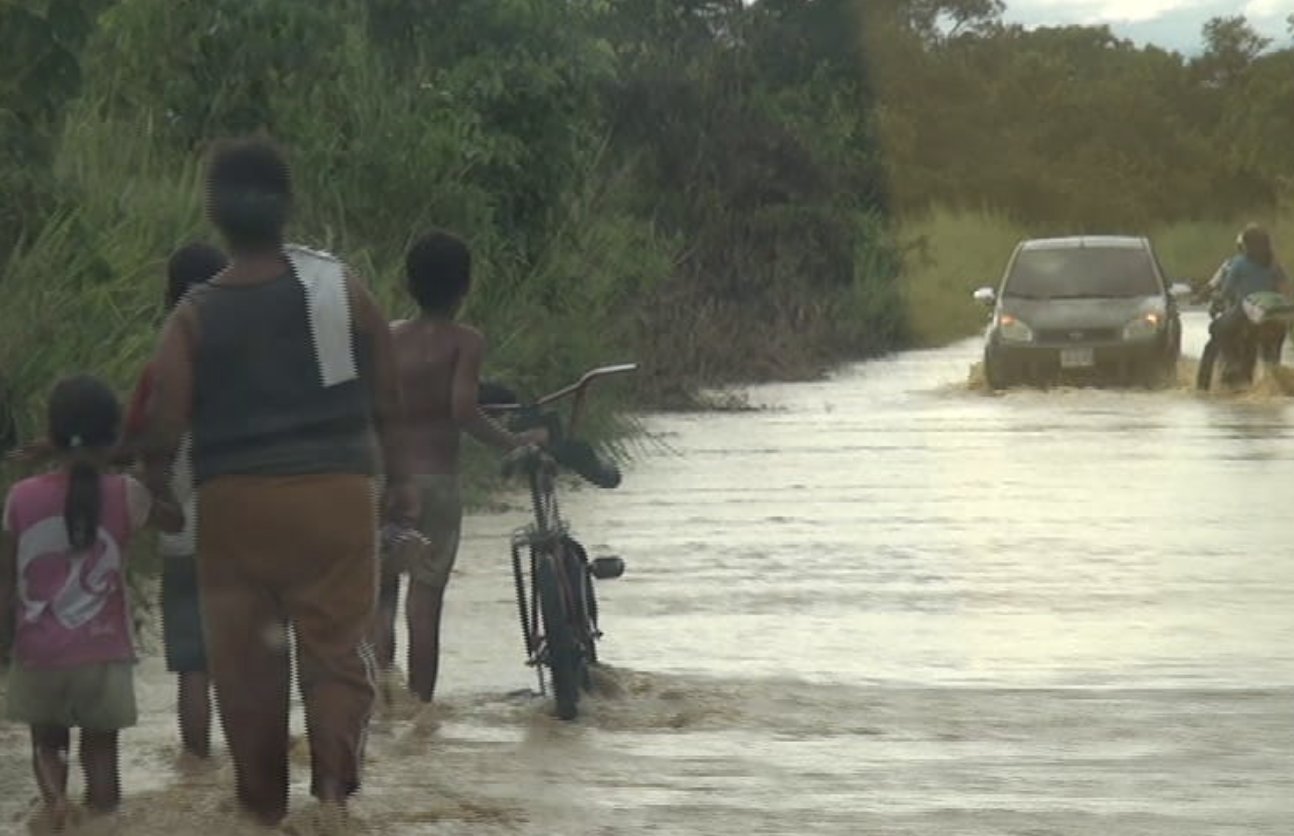 Al menos 400 familias están en riesgo de inundaciones por las lluvias en Monagas