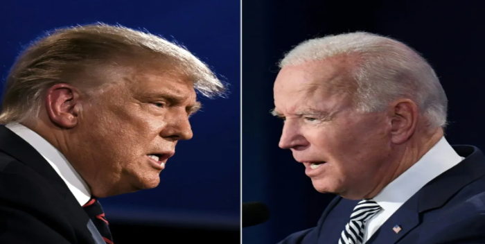 Trump saca cinco puntos de ventaja a Biden en última encuesta de CBS