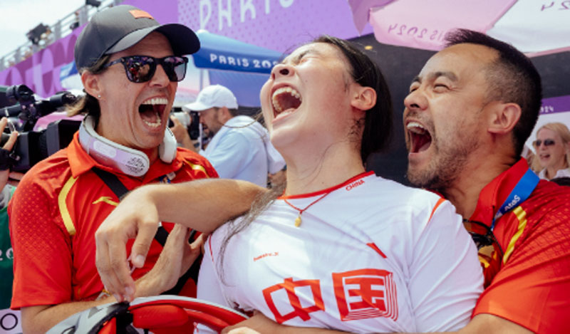 China logró la medalla de oro en Ciclismo BMX Freestyle Femenino de la mano de Daniel Dhers