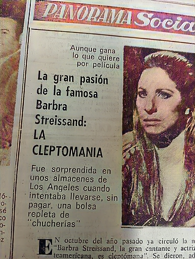 La vez que Barbra Streisand fue acusada de ladrona