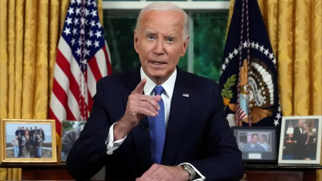 Biden explicó por primera vez por qué se bajó de la carrera a la Casa Blanca